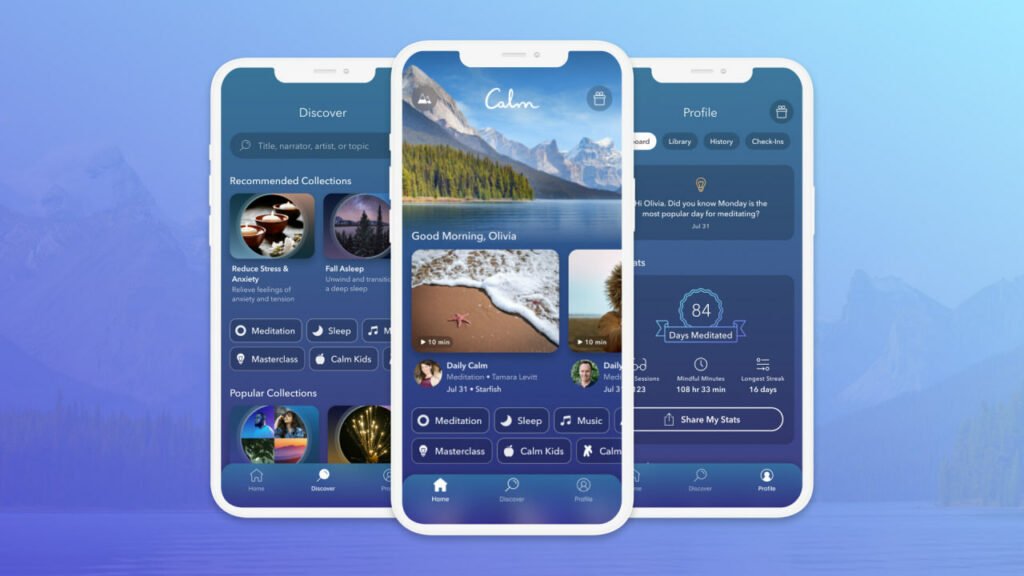برنامه Calm برای مدیتیشن
